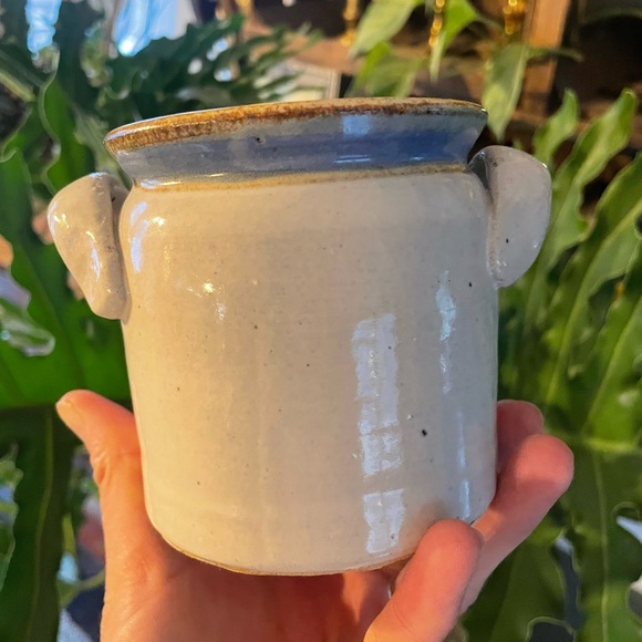 :v i n t a g e: Stoneware Salt Glaze Croc - Picture 3 of 4